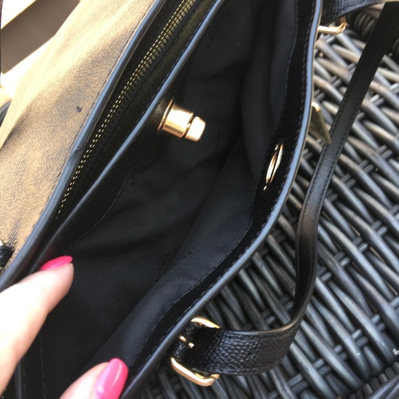 Authentic Black Coach Zip Top Tote - EUC - Picture 10 of 15